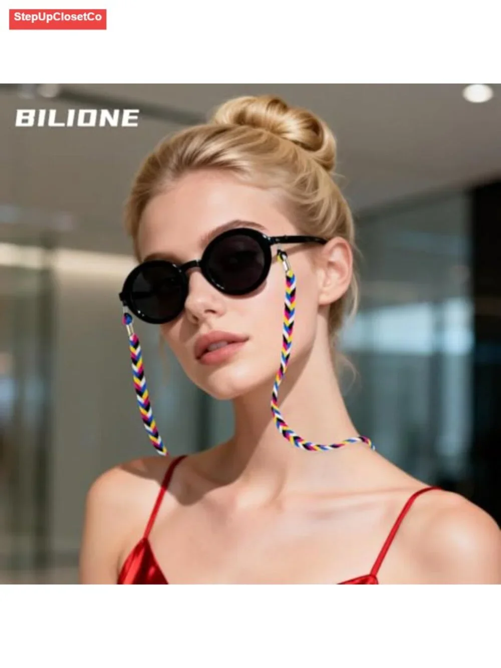 5 Pack Eyeglass Strap Holder Neck Lanyard Linen Cotton Glasses Chain